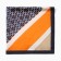Women's scarf minku 70*70 cm, orange