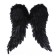 Wings "Angel", 50 × 40, black color