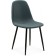 Lilu Metall/Fabric, Black/Blue 43x48x87 cm stool