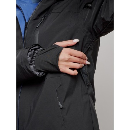Ski suit female, size 44, black color-7