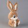 Soft toy "Bunny", 21 cm, beige