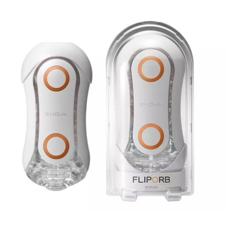 Tenga Flip Orb stimulator, orange color-1