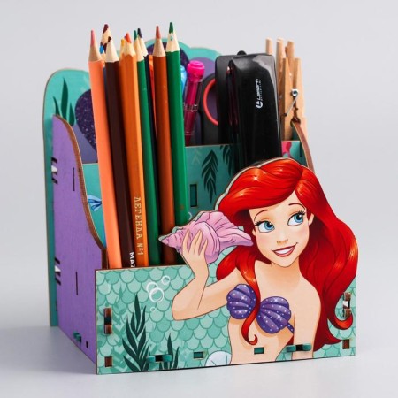 Organizer for the office, 14x14x16 cm, princesses-4