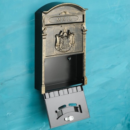Mail box No. 4010V, old bronze-9