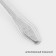 Tablespoon aluminum table, h = 19 cm, chrome color