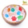 Wooden bowl with a pattern inside 250 ml