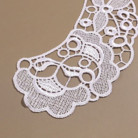 Gypury collar, 25 × 7 cm, white color-3