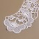 Gypury collar, 25 × 7 cm, white color