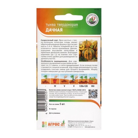 Seeds of Pumpkin "Summary" 5pcs* CS-1