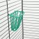 Hay feeder, plastic, 9.5 x 7.5 x 5cm, emerald