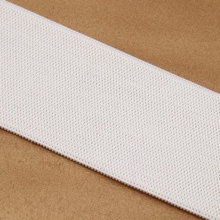 Лента эластичная, 40 мм, 25 ± 1 м, цвет белый-1