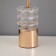 Pauline table "Paulina" 1x40W E27 1x5W LED gold 25x25x43cm