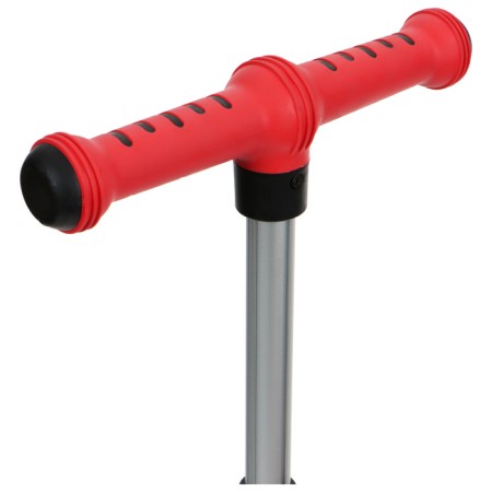 Folding scooter, light wheels PU 130/50 mm, ABEC 7, red color-8