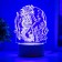 Light "Sea Horse" LED white 11.5x9.5x14 cm Risalux