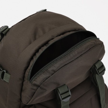 Tourist backpack, TAIF, 65 l, lightning department, 3 outer pockets, olive color-6