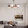 Ceiling Lamp EUROSVET OZARK 60149/8, E14, 8x40W, 770x770x480 mm, brass color