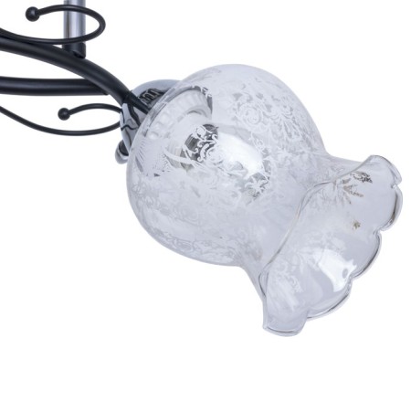 Lamp ceiling economy light 6195gk/2, 2x40W, E27, 29x31x51 cm, color chromium-2