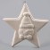 Christmas tree decoration for coloring "Star with a snowman", with a suspension