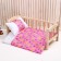 Puppet bed “Meduses on pink with braid”: sheet, blanket 46 × 36 cm, pillow 23 × 17 cm