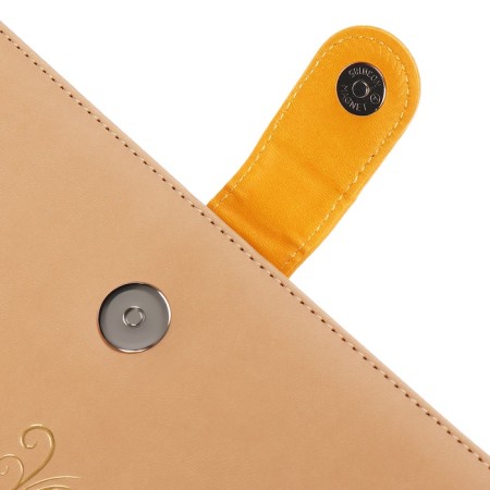 The diary is low, the PVC cover, A5 format, 140 l, cell, with a strap, beige-5