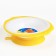 A set of children's dishes "Bear Prince", a plate on the suction cup 250ml, fork, spoon