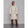 Coat insulated winter female, size 44, beige color