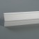 Ceiling skirting board 08018E, white 70x40x2000 mm