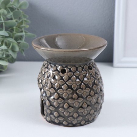 Aroma lamp ceramics "Geometric patterns" mix 9x9.5x11 cm-2