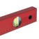 Matrix level, 100 cm, aluminum, 3 eyes, red, ruler