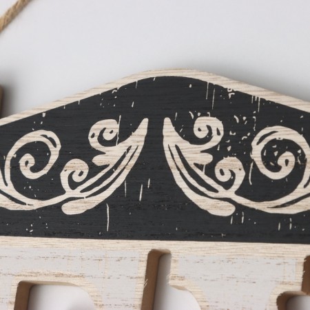Hooks decorative wood "house. Keys" 3.5x35x17.5 cm-4