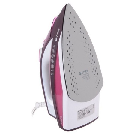 Iron VITEK VT-1215 PK, 2400 W, ceramic sole, 20 g/min, 320 ml, pink 1766-1