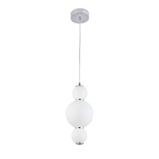 Suspension lamp ST LUCE. SL1583.113.01. Nepazzo. 1x12 W, LED, 3000K, 1294 LM, 17.5x17.5x39.2 cm, chromium color