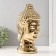 Souvenir ceramics "Buddha's head" gold 15x15x29 cm