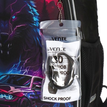 Frame backpack 38 x 29 x 17, Devente Choice Lite 17l, Stay Real Black/Purple 7033426-9