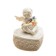 Souvenir Polystone Casket "Snowthrough Angel with an overflowing heart" 8x6.5x5.4 cm