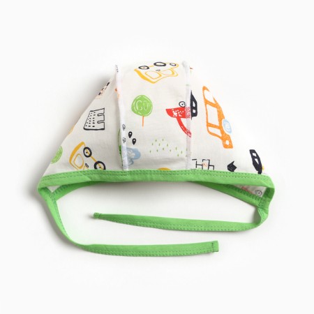 Kit for newborns, white color/cars, height 62 cm-9