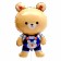 Foil ball 35 "Bear in jeans", beige