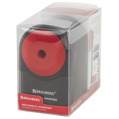 Mechanical griller Brauberg Ultra, fastening to the table, black body with red-9