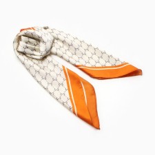 Women's scarf minku 70*70 cm, orange