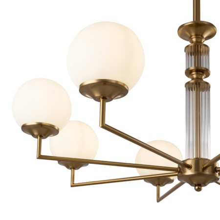 Caustra Freya Fr5185PL-08BS BOLAS, 805x805x610 mm, E27, 8x60W, brass color-1
