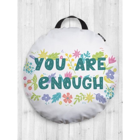 The pillow of the “you is enough”, decorative, d = 52 cm