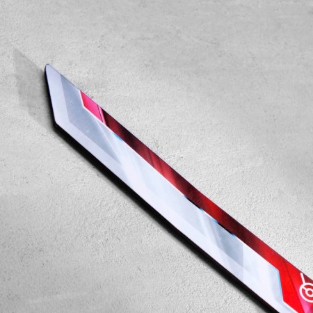 Wooden souvenir "Tanto knife", in a scabbard, red-3