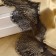 Lace cilia, 110 mm × 9 ± 0.5 m, in Bobin 3 pcs 3 m, black color