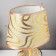 Table lamp "Swan" E14 40W gray-gold 15x19x32 cm Risalux