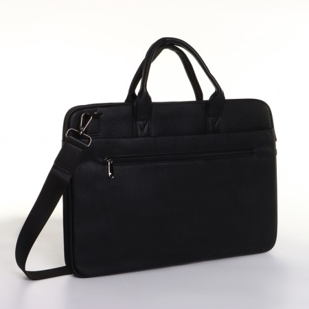 Male bag, black color-1