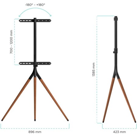 Onkron TS1220 Black 32 "-65" Max.35kg floor-2