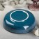 Porcelain plate Blu Reatvo, 600 ml, D = 18 cm