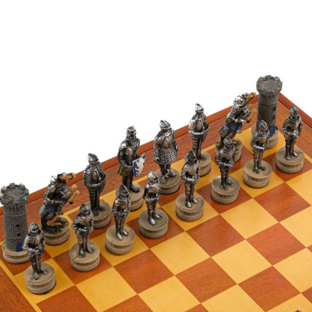 Chess souvenir "Crusade", h king-8 cm, h Paraks-6.5 cm, 36 x 36 cm-2