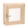 Window, 40 × 40cm, single -chamber double -glazed window linden