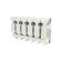 Aluminum radiator Rommer Plus, 200 x 96 mm, 6 sections